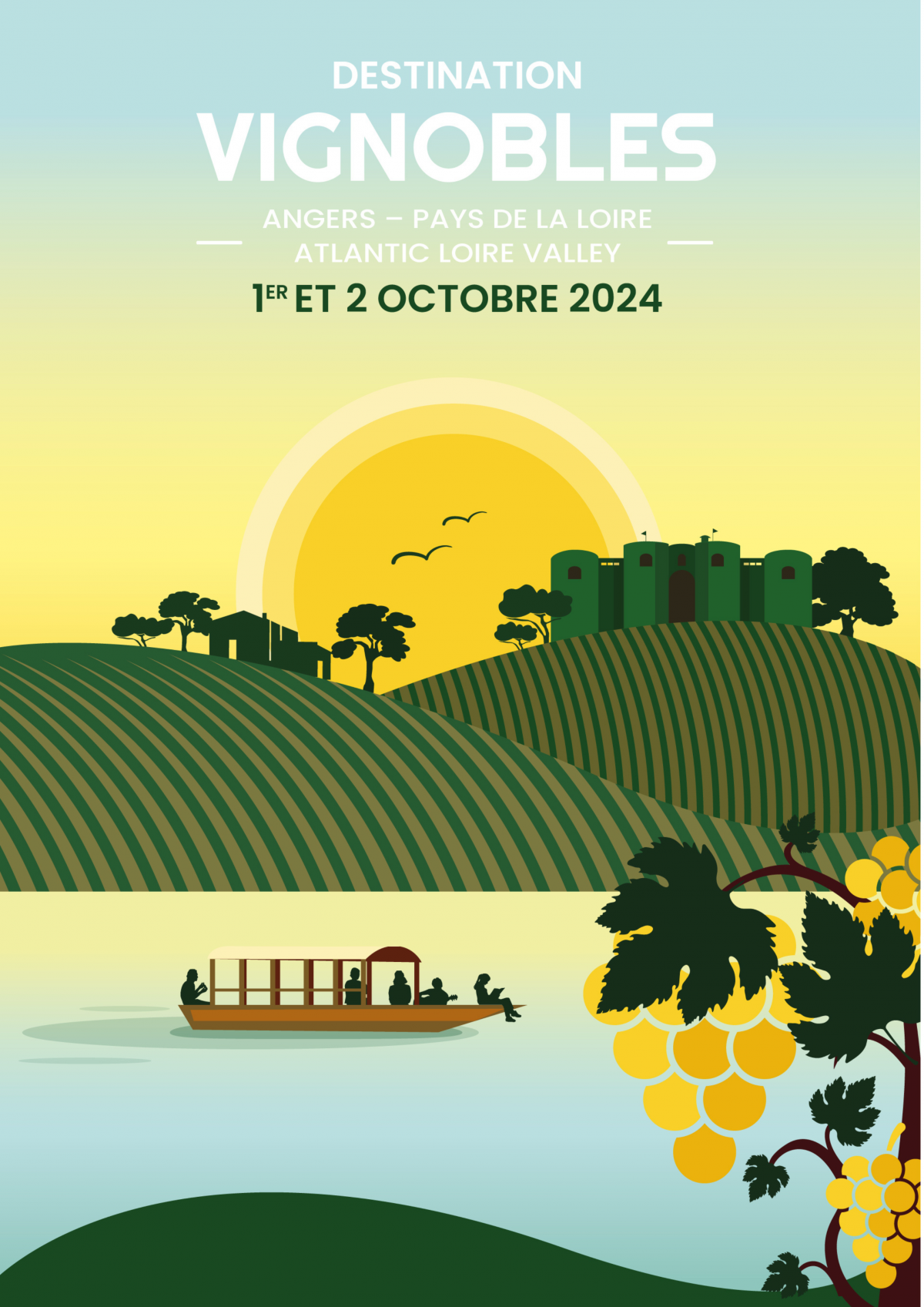 Affiche Destination Vignobles 2024